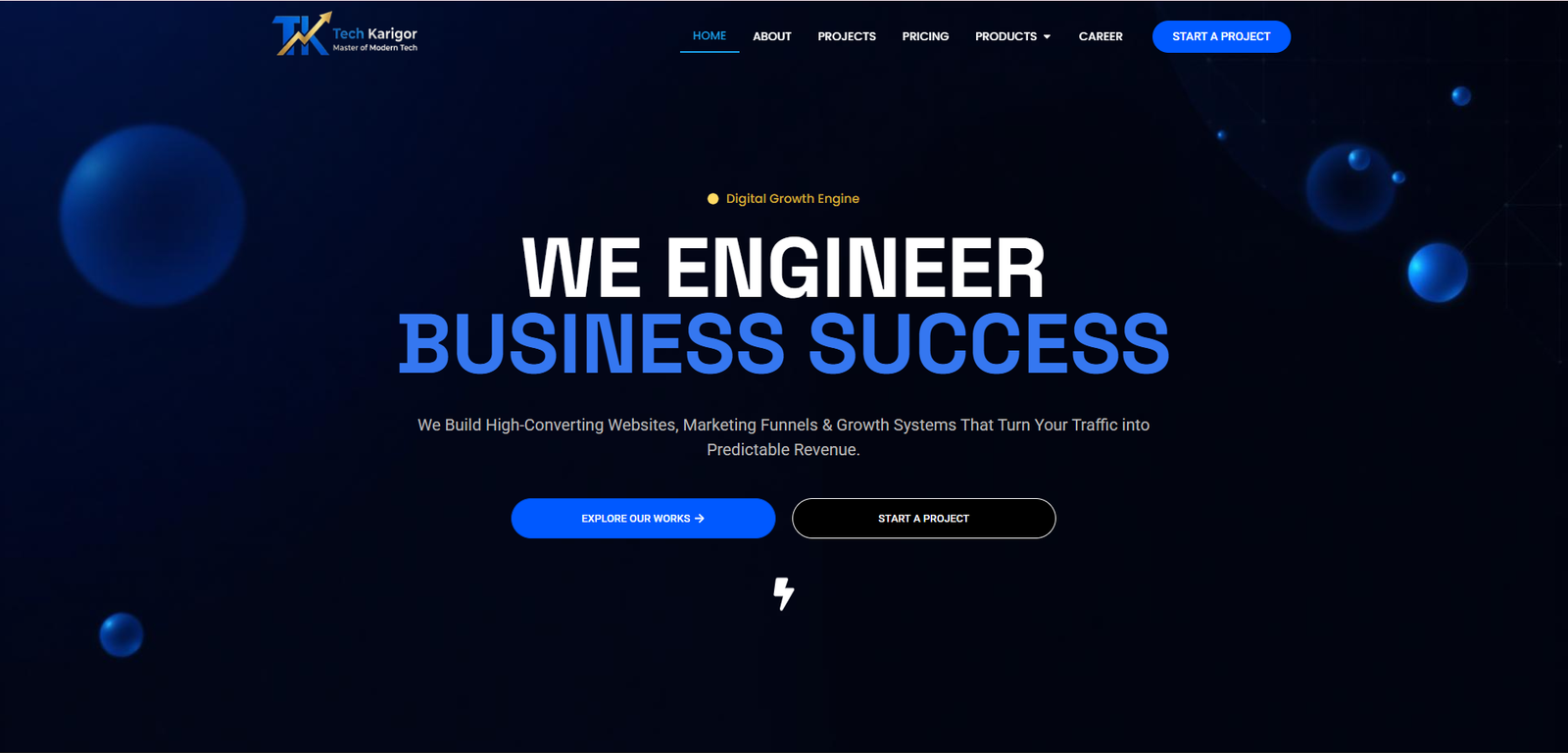 Professional business website with booking system and e-commerce built using WordPress